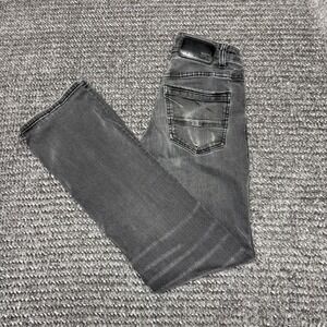 BKE Mens Aiden Bootcut Jeans Size 26x34 Gray Faded Wash Stretch Denim